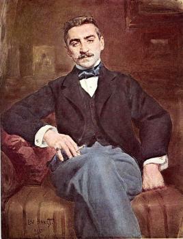 Leon Bakst : The portrait of walter fedorovich nuvel